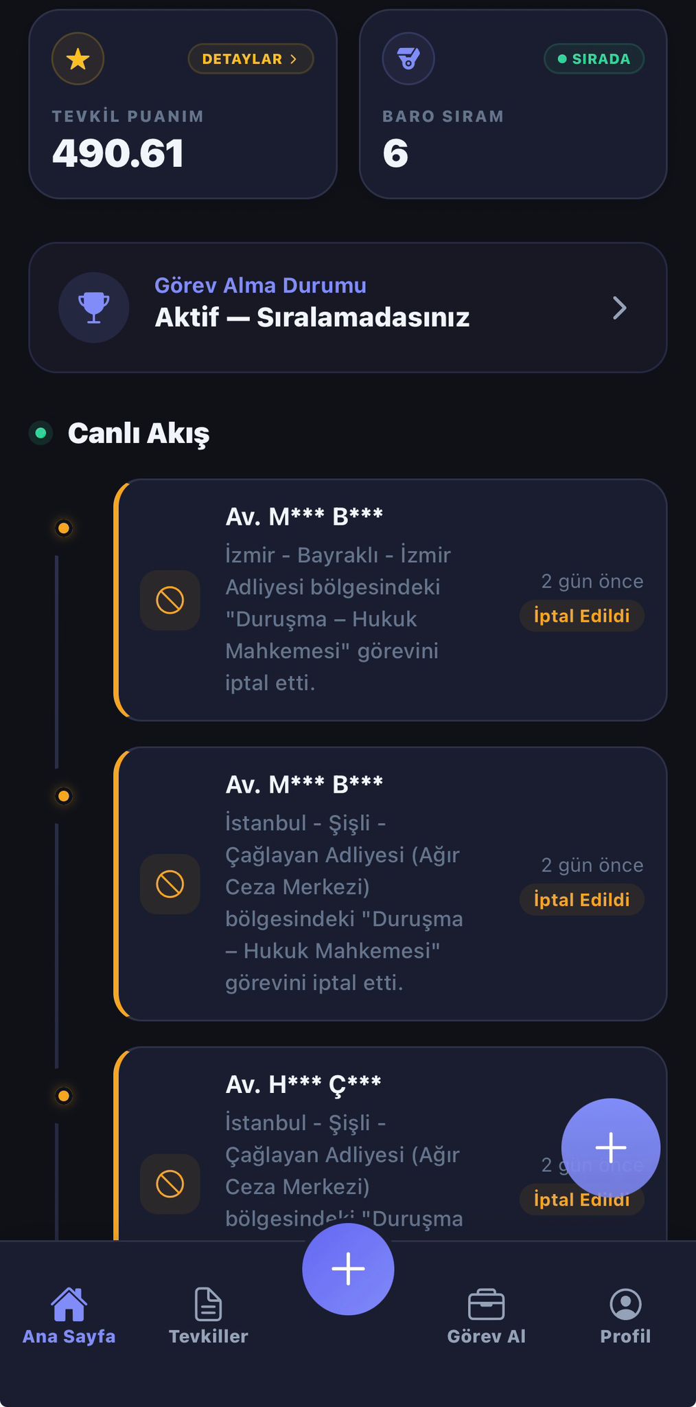 Adiltevkil Uygulaması